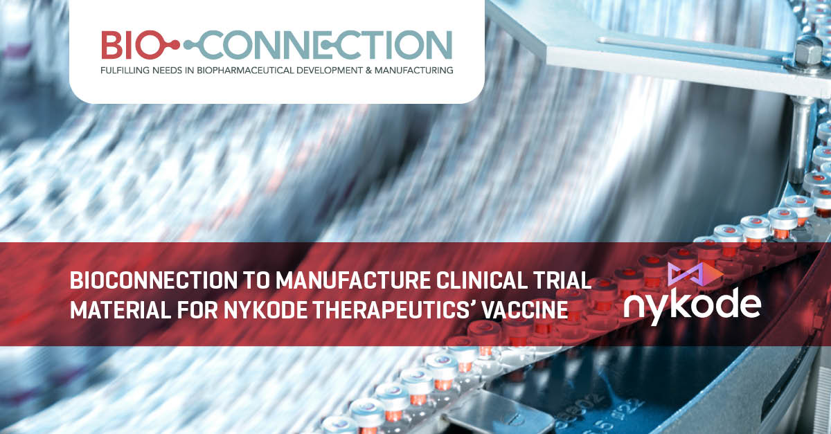 BioConnection to manufacture clinical trial material for Nykode Therapeutics’ vaccine